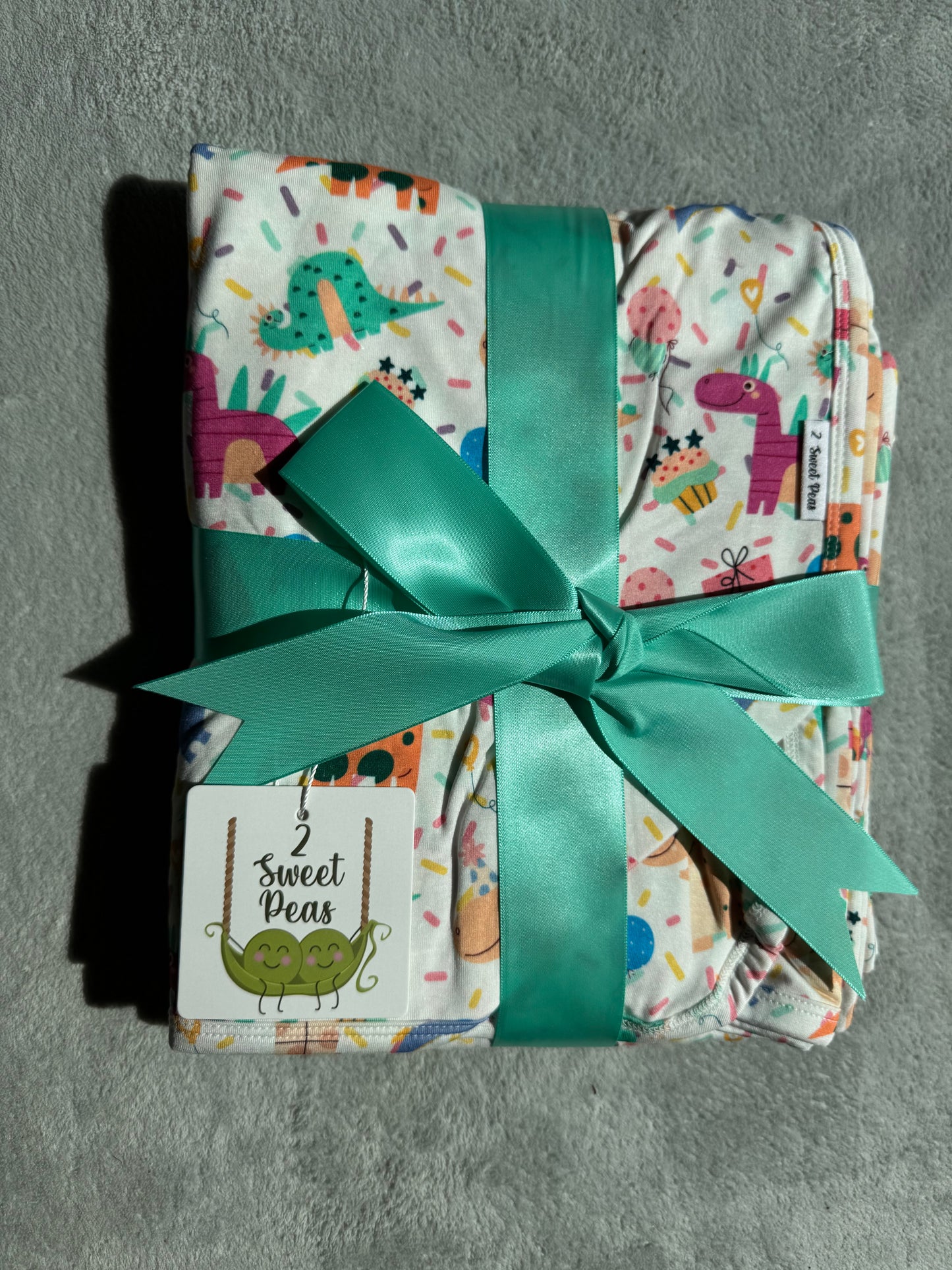 Dino Party Bamboo Blanket